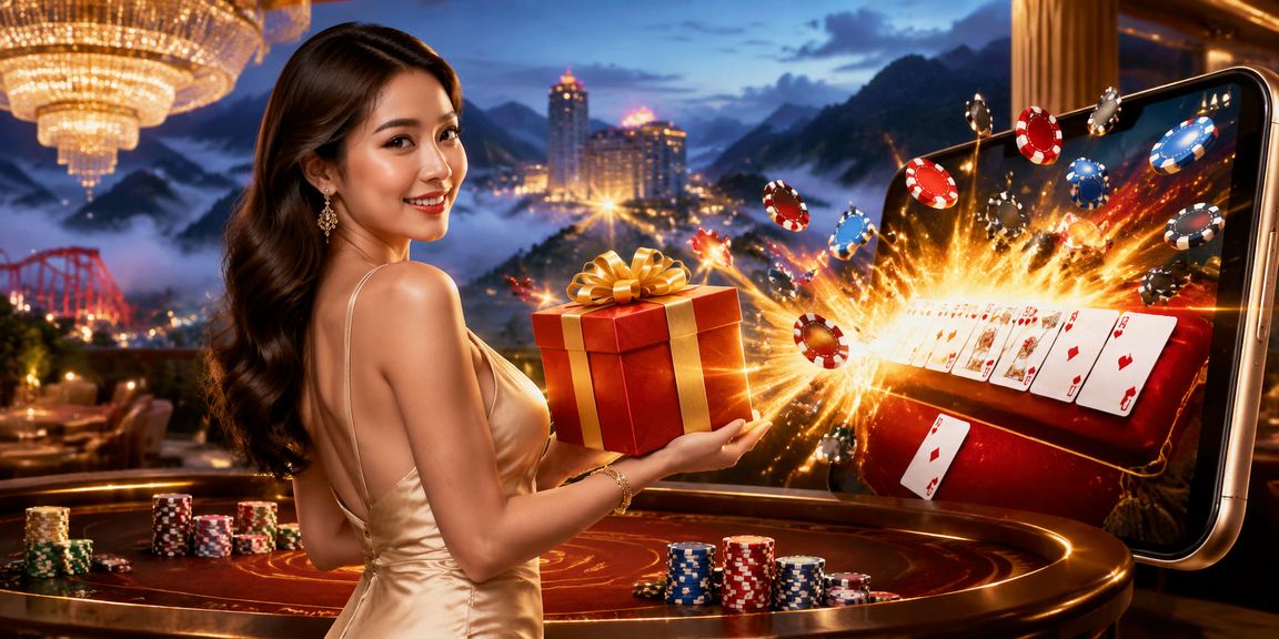 Permainan kad dan meja di kawasan pergunungan Genting Highlands